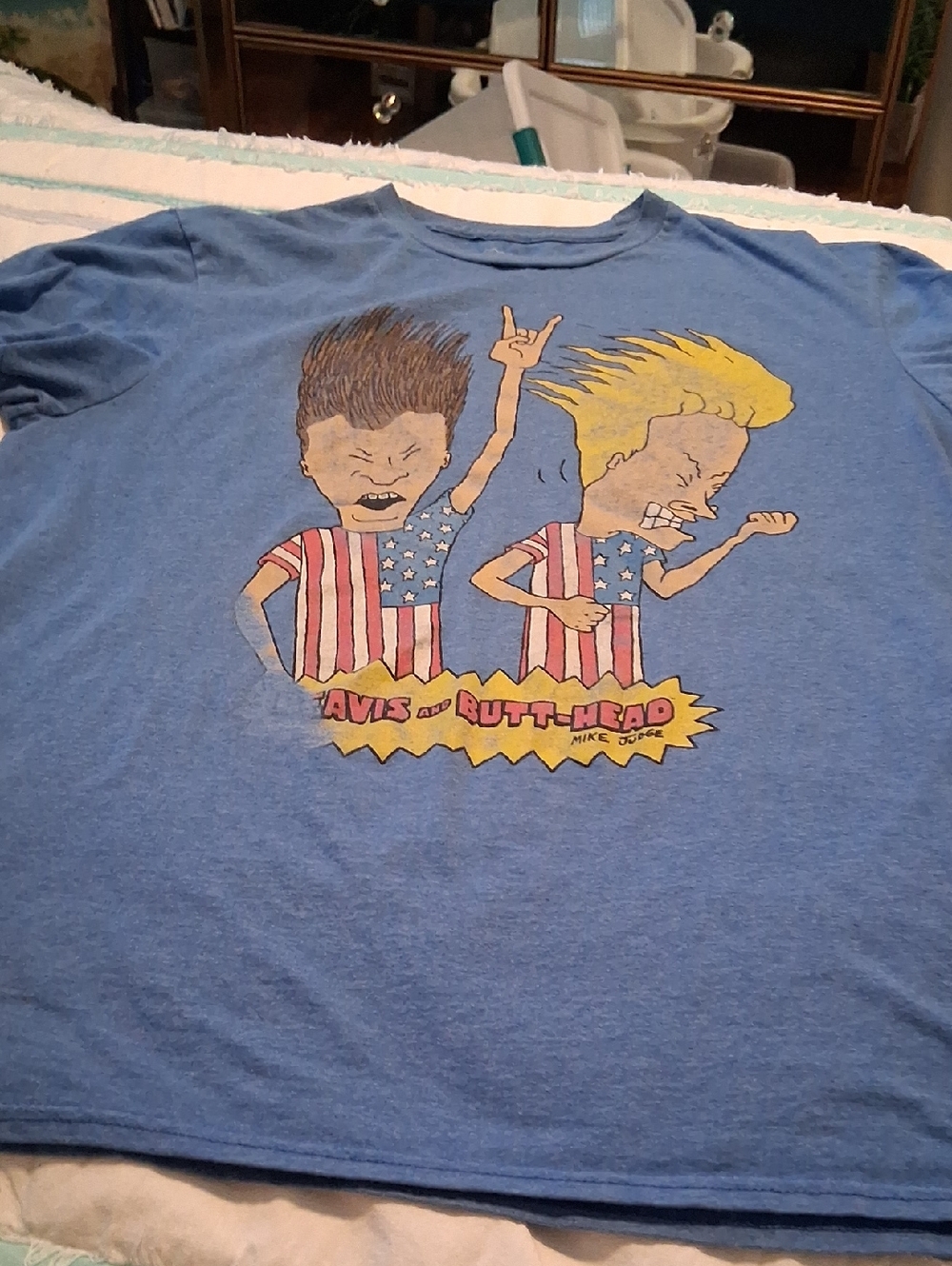 Beavis and Butt-Head Blue Graphic Tee - Kids